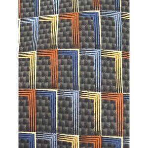 Bill Blass Men’s Geometric Pattern Men's Silk Necktie